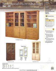 bookcases with doors - glass doors