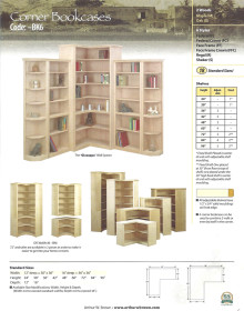 corner bookcases