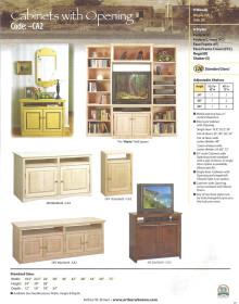 cabinets with openings